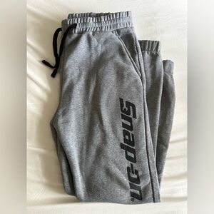 Medium Snap On Jogger Sweat Pants With Pockets